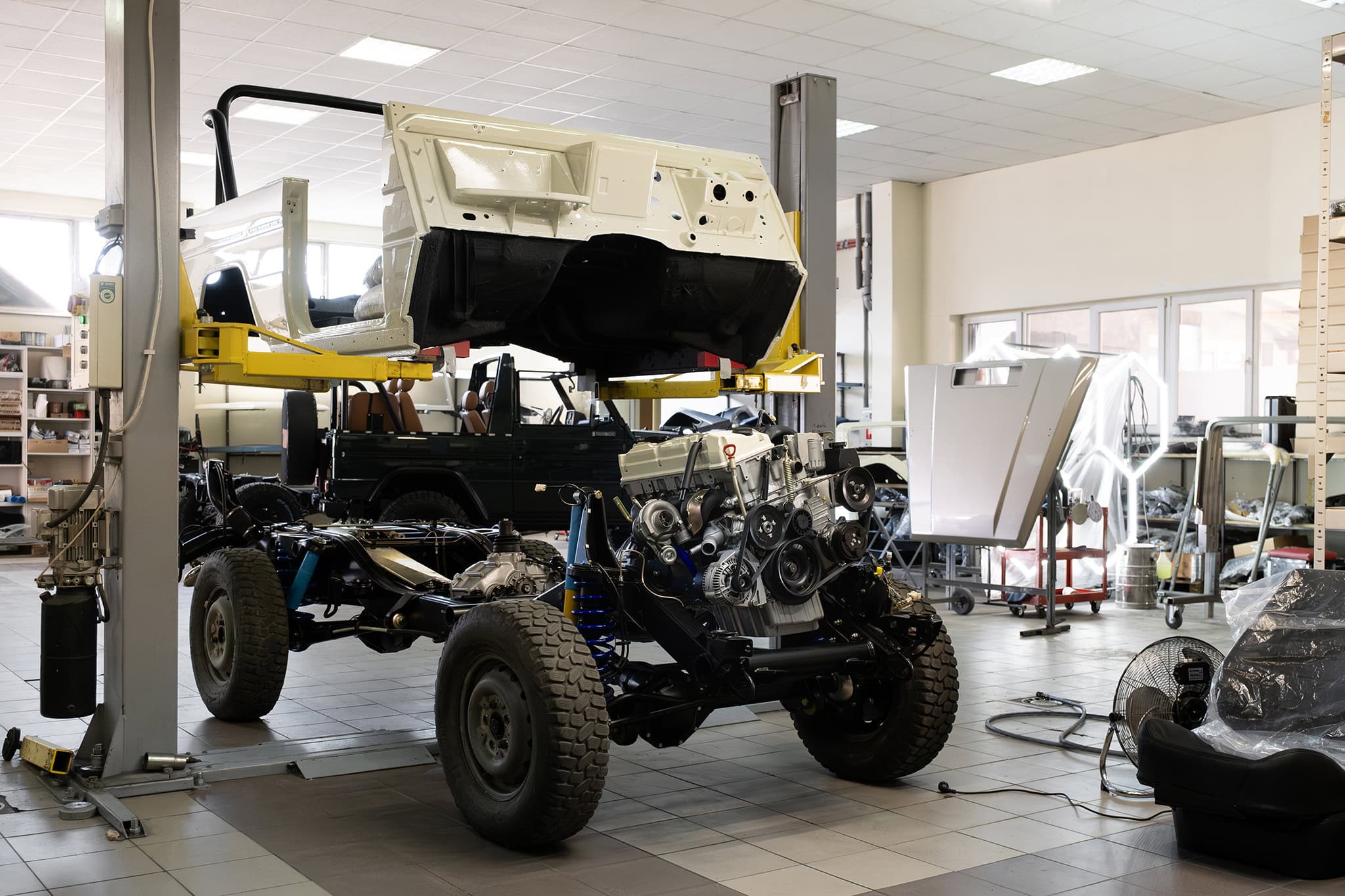 Mercedes Cabrio G Wagon Restoration