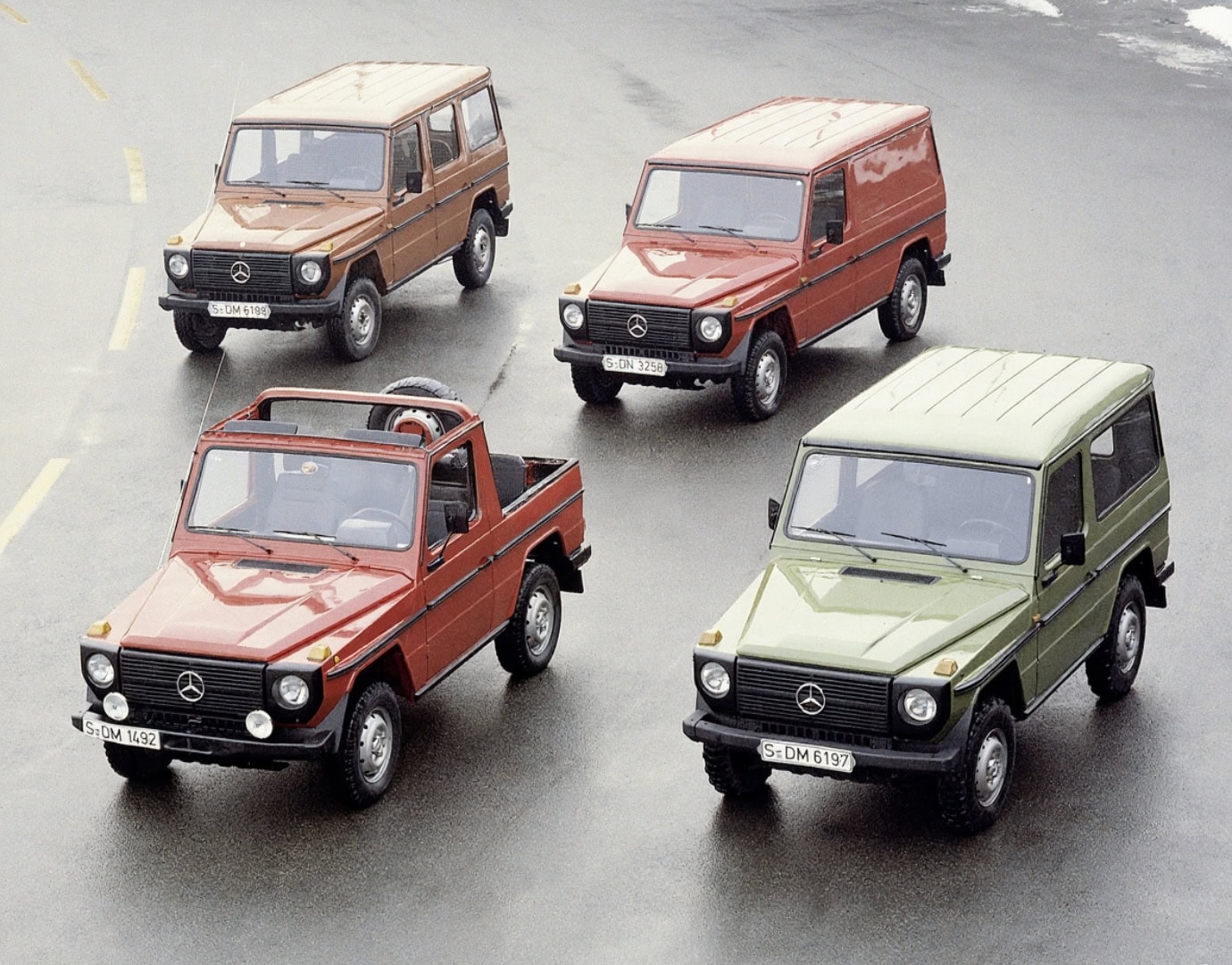 Mercedes W460 G Wagon Models